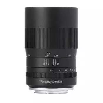 7Artisans 60 мм макрообъектив Sony E с байонетом E черный объектив F2.8 APS-C