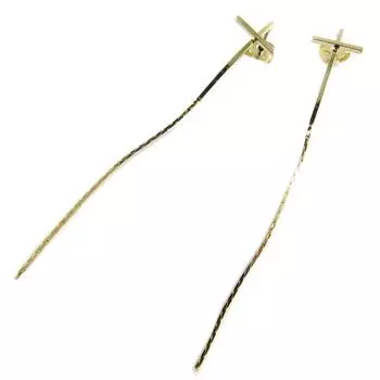 7bis [Q1409] — Пряжка ручной работы «Крест», золото, 75x10 мм.