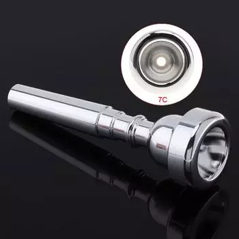 7C Маленький посеребренный мундштук для трубы Музыкальный инструмент Рот для трубы