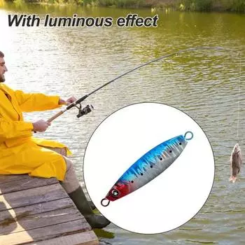 7CM/40G металлическая приманка для джиггинга, дальний заброс, реалистичная светоотражающая искусственная жесткая приманка для ловли пресноводной соленой форели, окуня, рыболовных принадлежностей D
