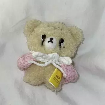 7cm Doll Clothes Cheetah Knit Mini Cape