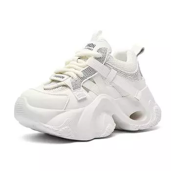 7CM Hot Price Super Hot New Thick Soled Height Increasing Breathable Mesh Sports Shoes Fashionable Women s Casual Shoes Sneakers 34