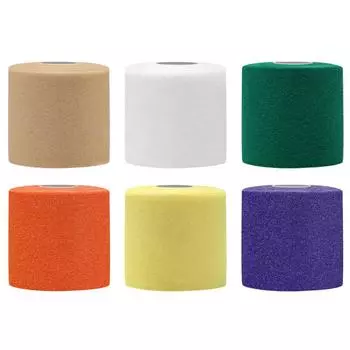 7 см X 27 м самоклеящиеся бандажи, дышащие эластичные самоклеящиеся бинты, пенопластовые бандажи, спортивные бандажи для занятий спортом зелёный