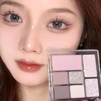 7Color Eye Shadow Plate Eyeshadow Beginner Makeup Подставка для теней для век Sculpture Highlight Cosmetic Женские аксессуары