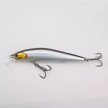 7g/10g/12g Suspending Minnow Lure Dead Drift System Slavic River Fishing, Long Cast Hard Bait, Perch Pike Crankbait with Hooks 7g
