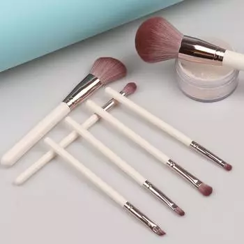 7PCS/9PCS Powder Brush Professional Multifunctional Foundation Blush Repair Brushes Pink Portable Makeup Tool