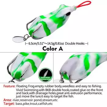 7pcs Frog Silicone Soft Bait Fishing Lures 6.5cm 14.5g Frog Spinner Squid Thunder Jig Spoon Trolls Soft Bait Sea Fishing Tackle