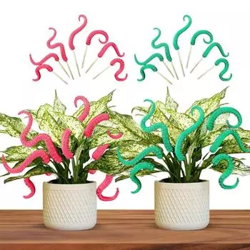 7Pcs Octopus Tentacle Plant Stakes Glow in The Dark Octopus Decorative Garden Stakes Seamonster Tentacles Stakes for Home Garden синий