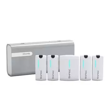 7RYMS iRay DW40 4-канальный мини беспроводной микрофон моно/стерео дальность передачи 200 м AI шум белый