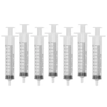 7шт 10мл шприц для количественного дозирования духов с колпачком для наполнения жидкостью шприц-дозатор