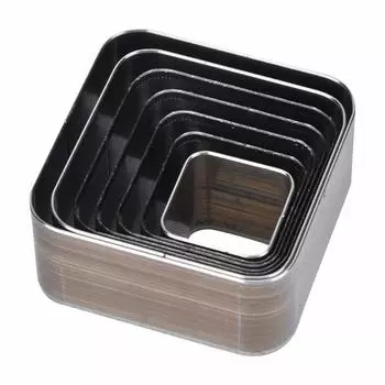 7шт. Инструмент для кожевенного ремесла, пробойник, высекальный штамп, резак для кожевенного ремесла, торцевой дырокол, набор штампов для резки кожи, быстрорежущая сталь серебряный