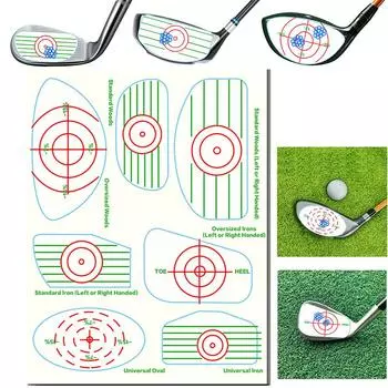 7в1 гольф-клуб ударная мишень этикетка лента наклейка практика для Iron Woods клин клюшка тестовая бумага обучающие аксессуары аксессуары