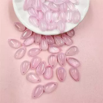 7x14 мм 50 шт. Изготовление ювелирных изделий своими руками, ручная работа, высококачественные цветные хрустальные стеклянные бусины-капли, изящные ювелирные изделия 7x14mm 50pcs