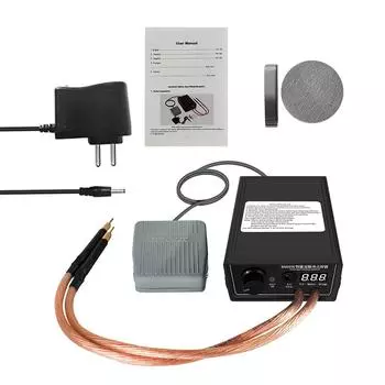 8000 Вт точечный сварочный аппарат для точечной сварки аккумулятора 18650 DIY портативный контактный сварочный аппарат может сваривать модели для зарядки аккумуляторов мобильных телефонов