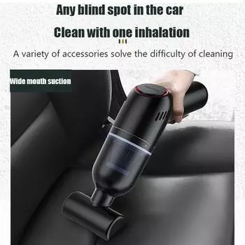 8000Pa беспроводной автомобильный пылесос беспроводной ручной автоматический пылесос для дома и автомобиля двойного назначения мини-пылесос со встроенным аккумулятором чёрный