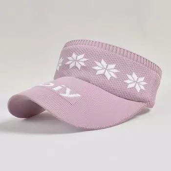 8008 Spring/Summer New Arrival Empty Top Baseball Cap Outdoor Sports Sunhat Knitted Peaked Cap Women Korean Style Sun Hat Women Pink