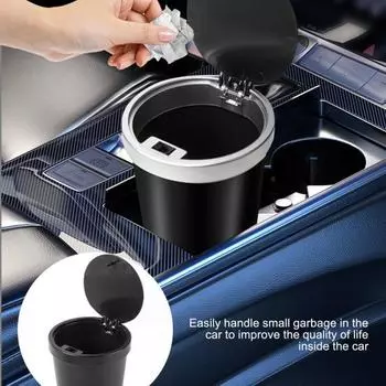 800 мл автомобильный мусорный бак с крышкой, водонепроницаемый пресс, герметичный универсальный внедорожник, грузовик, авто, центральная консоль, мусорное ведро для мусора, ящик для хранения