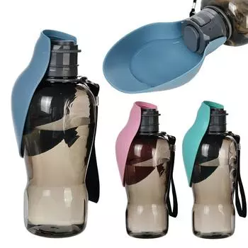 800 мл большая бутылка для воды для собак, герметичная портативная поилка для щенков, маленькие большие собаки, кошки, золотистый ретривер, товары для домашних животных