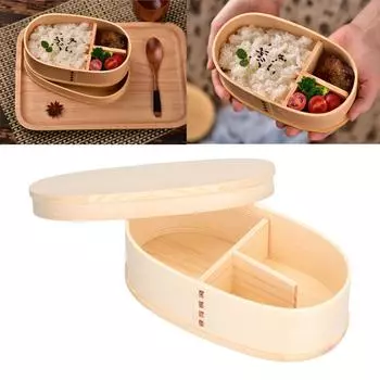 800 мл деревянный контейнер для еды портативный ланч-бокс Bento детский контейнер для обеда для путешествий офиса кемпинга пикника
