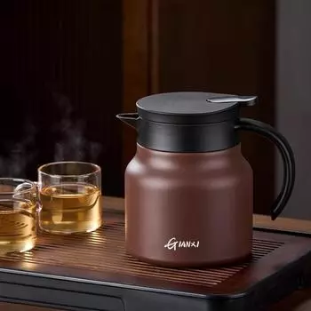 800 мл японский чайник из нержавеющей стали для разделения чая большой калибр чайник бытовой большой емкости тушеный чайный горшок
