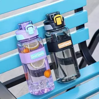 800 мл велосипедная бутылка для воды, чашка для питья, герметичные чашки для воды для фитнеса с ручкой, пластиковый чайник, нескользящий для бега CHINA