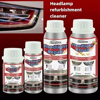 800 мл Жидкий полимерный химический полироль для фар Ремонтная жидкость для восстановления царапин Полировка фар Комплект
