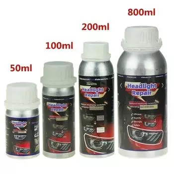 800 мл Жидкий полимерный химический полироль для фар Ремонтная жидкость для восстановления царапин Полировка фар Комплект