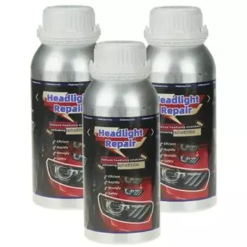 800 мл Жидкий полимерный химический полироль для фар Ремонтная жидкость для восстановления царапин Полировка фар Комплект