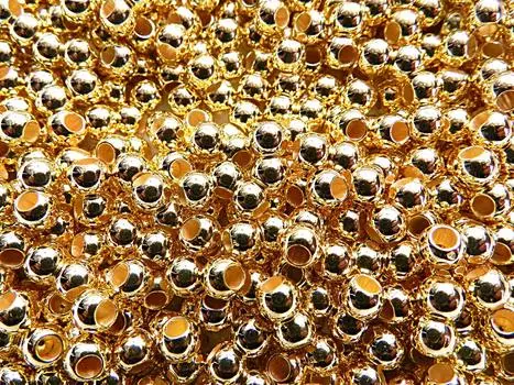 800 Pieces Gold Plastic Beads Round Balls 6mm Craft Handicraft Supplies Jewelry Handmade Accessory Parts Huey Handicraft Materials Huey h2360s22 Hole