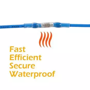 800 шт. комплект соединителей для проводов с пайкой, термоусадочная стыковая клемма для электрических проводов 100 Pcs With Box