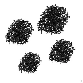 800 шт. пластиковые безопасные глаза ремесленная кукла кукольный медведь плюшевые животные для валяния черные