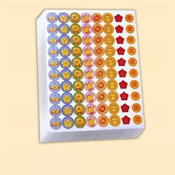 800 шт./упаковка мультяшные животные наградные наклейки маленькие красные цветы начальная школа детский сад style 1