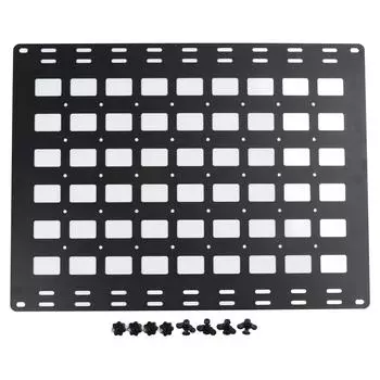 800 X 600 X 2 мм панель кузова грузовика алюминиевый сплав многофункциональный с фиксирующим основанием шпилька L рельса хранения