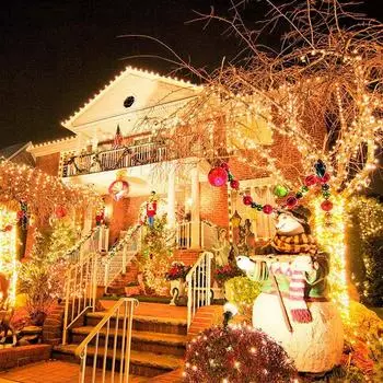 800LED 100M кожаный светильник с регулируемой яркостью, водонепроницаемый светильник, гирлянда для спальни, свадебного банкета, внутреннего уличного украшения для вечеринки, рождественского праздника 10M 80LED белый