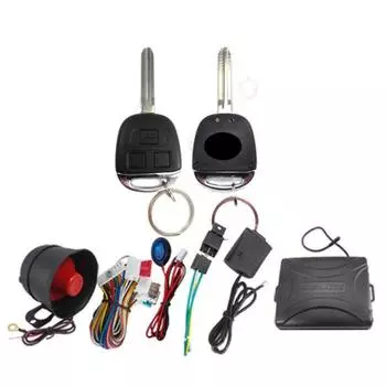 802-8127 Противоугонное устройство Универсальное безопасное предупреждение ABS Автомобильная сигнализация чёрный