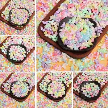 80/100 шт. Макарон смешанный цвет любовь цветы бабочка бусины модный браслет ожерелье аксессуары ручной работы DIY материалы Love heart beads 100pcs