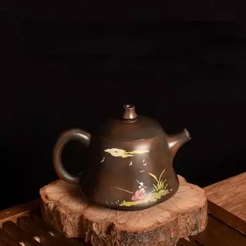 80-150 мл Китай Цзяньшуй Цзыша Чистый ручной работы Мини-чайник Керамический Чайный Сервиз Кунг-Фу Питьевой Набор Чайная Церемония