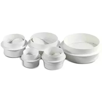 80-150 мм ПВХ круглая труба блокиратор тяги обратный клапан односторонний вентилятор воздуховод обратный клапан кухонная вентиляционная решетка