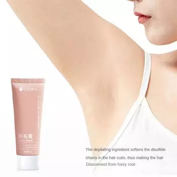 80 г крем для депиляции всего тела безболезненный мягкий не раздражающий ноги руки подмышки средство для удаления волос на теле для женщин мужчин лето 80g