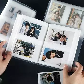 80 карманов фотоальбом 3 дюйма прозрачный держатель для фотокарт мини альбом для хранения коллекционных именных карточек альбом