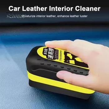 80 мл средство для восстановления кожи с щеткой, полироль для салона автомобиля, средство для ухода за кожей, диваны, мебель, набор для глубокой очистки и восстановления кожи чёрный