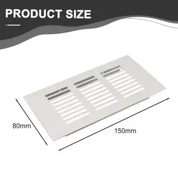 80 мм вентиляционная решетка из алюминиевого сплава вентиляционная решетка для шкафа, вентиляционная решетка для шкафа, дышащая сетка для мебели