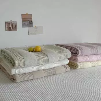 80 многоцелевых стеганых покрывал из хлопка с песком, кремовые простыни с подкладкой, пригодные для машинной стирки, татами 220x240cm мятный зеленый