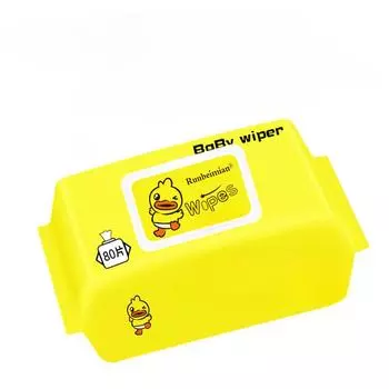 80 салфеток Baby Home Большая упаковка Детские салфетки для рук и рта для новорожденных Салфетки для лица и умывания лица 5pcs