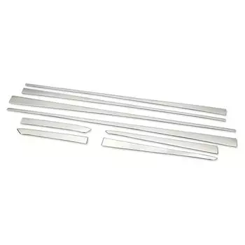 80 Series Noah Voxy Модель Эксклюзивные боковые украшения 8 шт 80 NOAH VOXY Пользовательские детали Аксессуары Наряды TOYOTA S YOURS Ранний/Поздний [Нижний] [Нержавеющая сталь серебряный