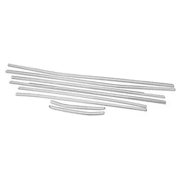 80 Series Noah Voxy Weather Strip Mall Garnish 8PCS Stainless 80 NOAH VOXY Toyota TOYOTA S YOURS Early/Late [Материал сталь] y011-1996 [2] серебряный