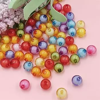 80 шт. 8/10 мм свободные бусины Transprament твердые 8 10 мм DIY для изготовления ювелирных изделий ожерелье браслет кулон 8mm разноцветный