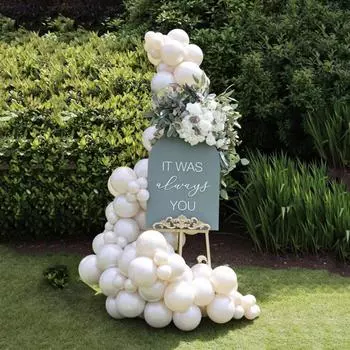 80 шт., гирлянда из белых воздушных шаров, белые гелиевые шары, арочный комплект, годовщина свадьбы, декор ко Дню святого Валентина, декор для душа в виде птицы, декор для церемонии помолвки
