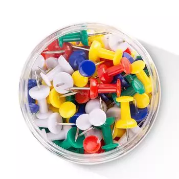 80 шт. кнопок из нержавеющей стали, декоративные канцелярские кнопки для настенной живописи из пробковой доски