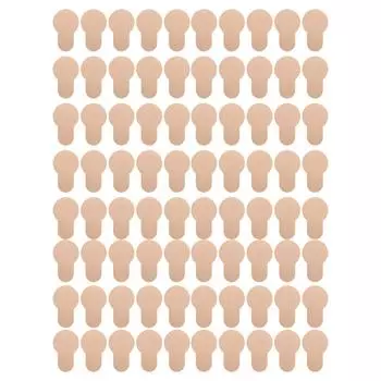 80 шт. накладок на соски из нетканого материала, супертонкие подтягивающие наклейки на грудь в виде лепестков